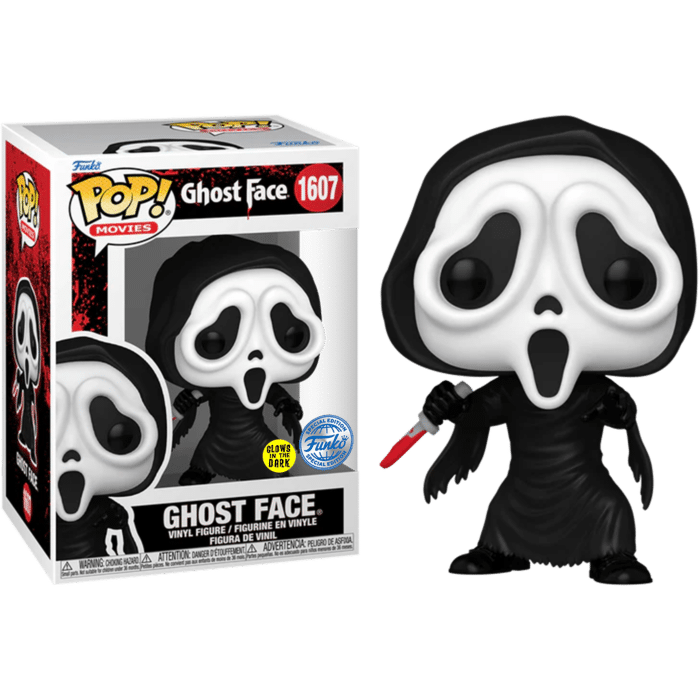Scream - Ghostface with Knife Glow-in-the-Dark Pop! Vinyl Figure