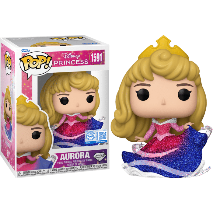 Sleeping Beauty - Aurora Diamond Glitter Pop! Vinyl Figure