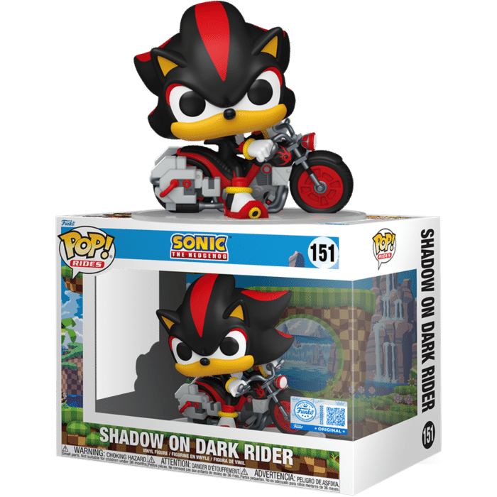 Sonic the Hedgehog - Shadow on Dark Rider Pop! Rides Vinyl Figure