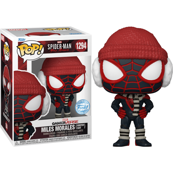 Spider-Man: Miles Morales - Miles Morales (Winter Suit) Pop! Vinyl Figure