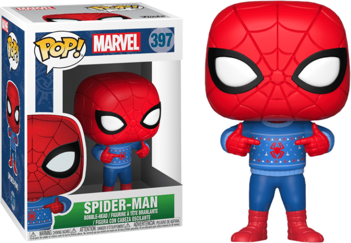 Spider-Man - Spider-Man in Ugly Christmas Sweater Pop! Vinyl Figure