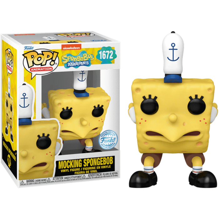 SpongeBob SquarePants - Mocking SpongeBob 25th Anniversary Pop! Vinyl Figure