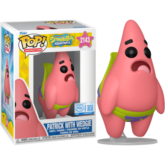 spongebob-squarepants-patrick-with-wedgie-pop-vinyl-figure SpongeBob SquarePants - Patrick with Wedgie Pop! Vinyl Figure