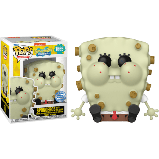SpongeBob SquarePants - SpongeBob with Suds 25th Anniversary Pop! Vinyl Figure (Popcultcha Exclusive)