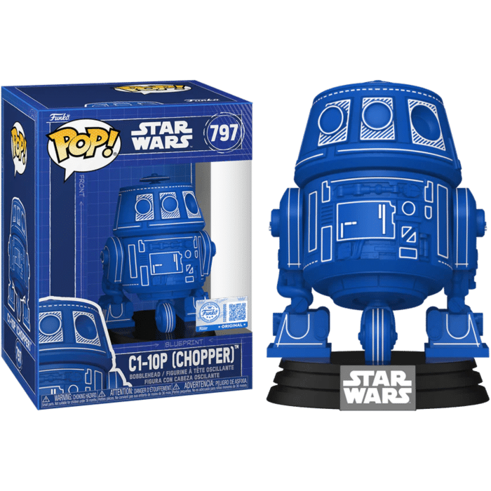 Star Wars - C1-10P Chopper (Blueprint) Pop! Vinyl Figure