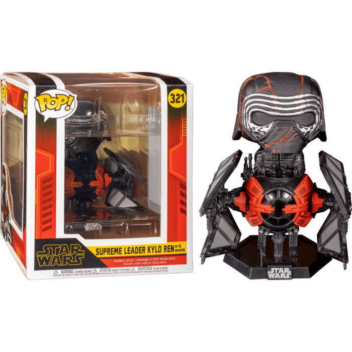 Star Wars Episode IX: The Rise Of Skywalker - Kylo Ren with Tie Whisper Deluxe Pop! Vinyl Figure