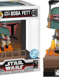 Star Wars Episode VI: Return of the Jedi - Boba Fett Jabba's Skiff 40th Anniversary Build-A-Scene Deluxe Pop! Vinyl Figure