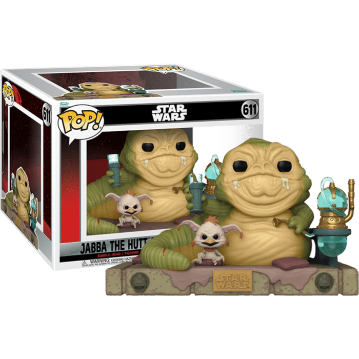 Star Wars Episode VI: Return of the Jedi - Jabba the Hutt & Salacious B. Crumb 40th Anniversary Deluxe Pop! Vinyl Figure 2-Pack