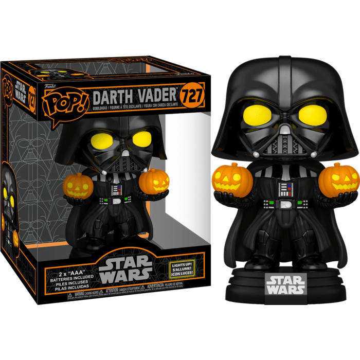 Star Wars: Halloween - Darth Vader (Lights Up) Super Sized 6" Pop! Vinyl Figure