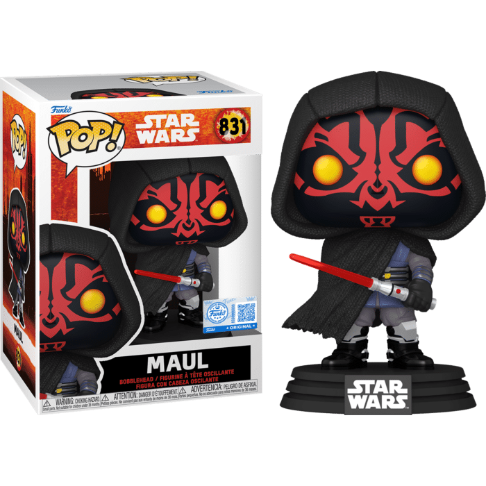 Star Wars: Maul Shadow Lord - Maul with Robe Pop! Vinyl Figure (Popcultcha Exclusive)