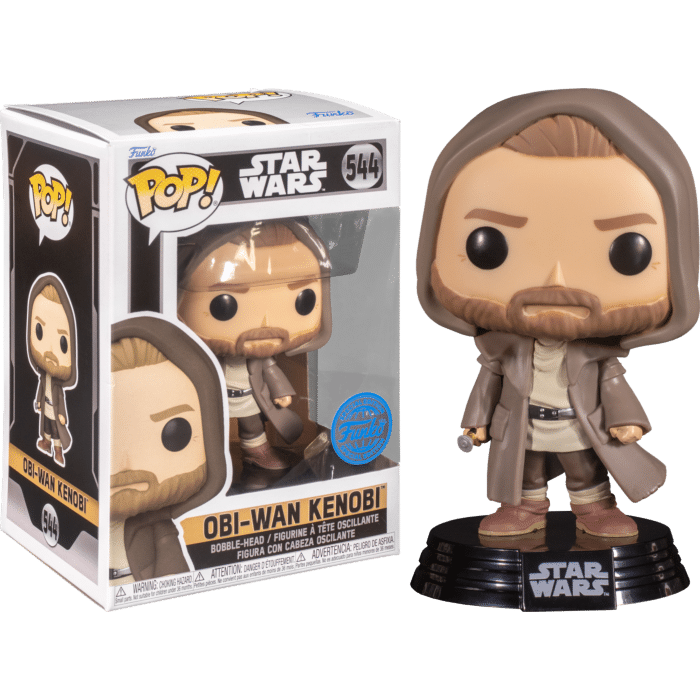 Star Wars: Obi-Wan Kenobi (2022) - Obi-Wan Kenobi in Jedi Robe Pop! Vinyl Figure (Funko / Popcultcha Exclusive)