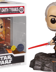 Star Wars: Red Saber Series Volume 1 - Darth Tyranus Glow in the Dark Deluxe Pop! Vinyl Figure