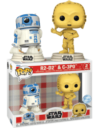 Star Wars - Retro Reimagined R2-D2 & C-3PO Disney 100th Pop! Vinyl 2-Pack