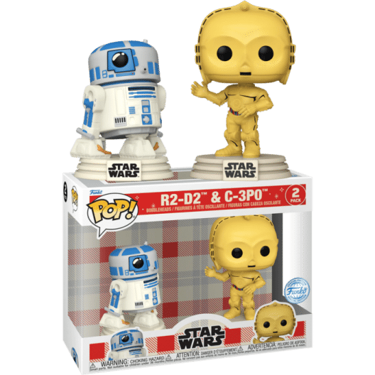 Star Wars - Retro Reimagined R2-D2 & C-3PO Disney 100th Pop! Vinyl 2-Pack