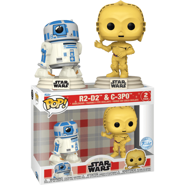 Star Wars - Retro Reimagined R2-D2 & C-3PO Disney 100th Pop! Vinyl 2-Pack