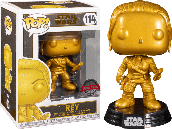 Star Wars - Rey Metallic Gold Pop! Vinyl Figure