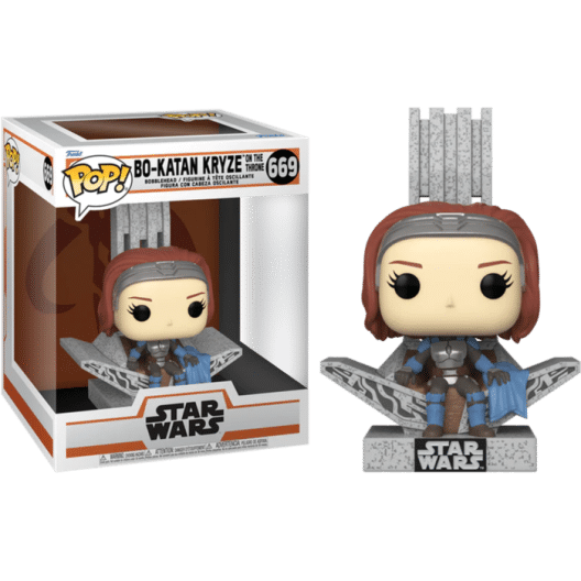 star-wars-the-mandalorian-bo-katan-kryze-on-the-throne-deluxe-pop-viny Star Wars: The Mandalorian - Bo-Katan Kryze on the Throne Deluxe Pop! Vinyl Figure