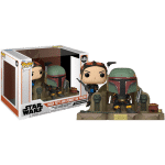 Star Wars: The Mandalorian - Boba Fett & Fennec Shand on Throne TV Moments Pop! Vinyl Figure 2-Pack