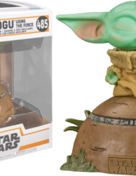 Star Wars: The Mandalorian - Grogu Using The Force Deluxe Pop! Vinyl Figure with Light & Sound