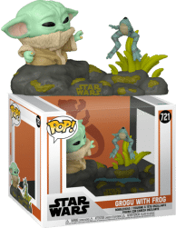 Star Wars: The Mandalorian - Grogu with Frog Deluxe Pop! Vinyl Figure