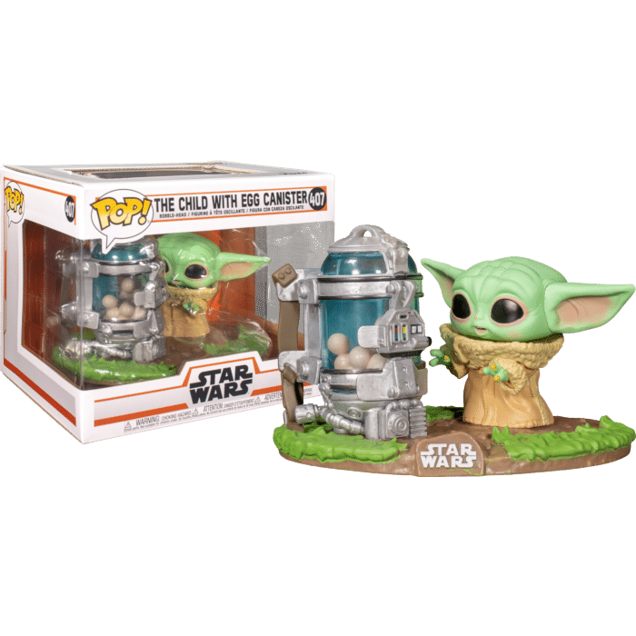 Star Wars: The Mandalorian - The Child (Baby Yoda) with Egg Canister Deluxe Pop! Vinyl Figure