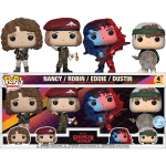 Stranger Things 4 - Nancy, Robin, Eddie & Dustin Pop! Vinyl Figure 4-Pack