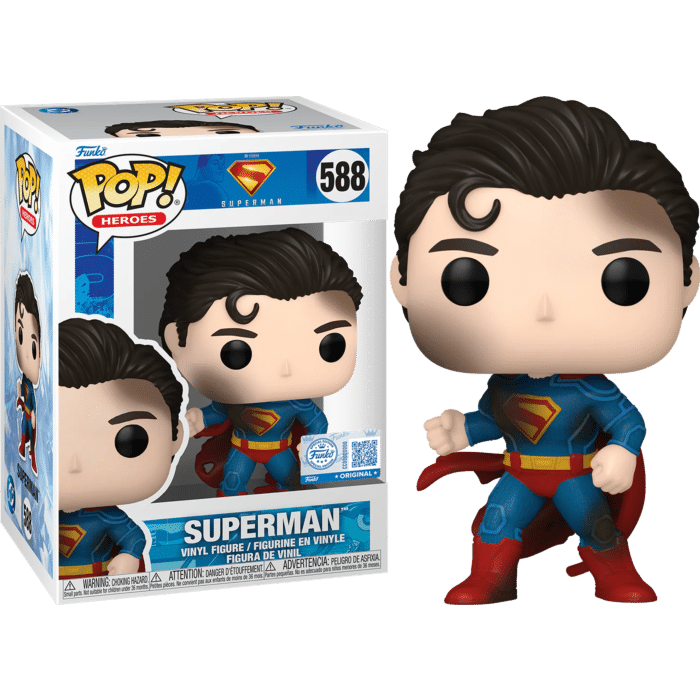 Superman (2025) - Superman (Fight Stance) Pop! Vinyl Figure (Popcultcha Exclusive)