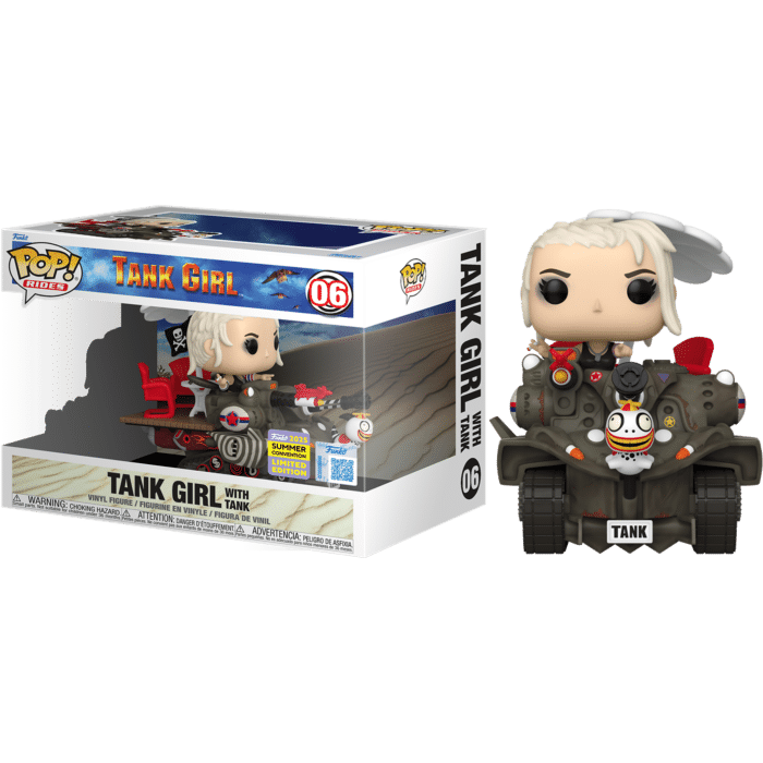 Tank Girl - Tank Girl with Tank Pop! Rides Vinyl Figure (2025 Summer Convention Exclusive) (Popcultcha Exclusive)