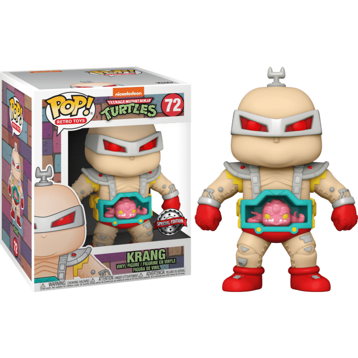 Teenage Mutant Ninja Turtles (1987) - Krang with Android Body 6” Super Sized Pop! Vinyl Figure