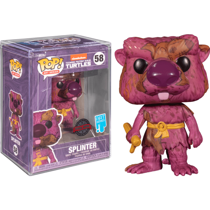 Teenage Mutant Ninja Turtles II: The Secret of the Ooze - Splinter Artist Series Pop! Vinyl Figure with Pop! Protector