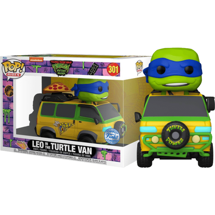 Teenage Mutant Ninja Turtles: Mutant Mayhem - Leonardo Pop! Rides Vinyl Figure