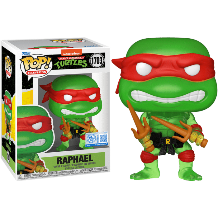 Teenage Mutant Ninja Turtles - Raphael (Translucent Green) Pop! Vinyl Figure (Popcultcha Exclusive)