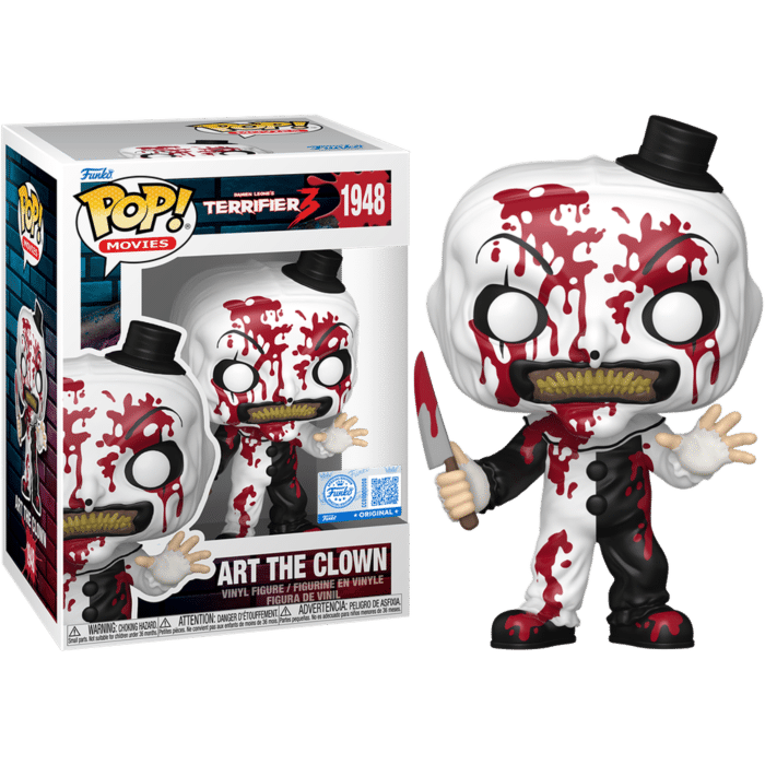 Terrifier - Art the Clown with Knife (Bloody) Pop! Vinyl Figure