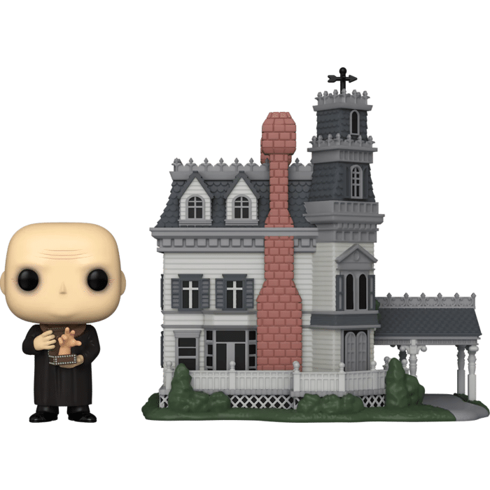 The Addams Family (1964) - Uncle Fester & Addams Family Mansion Pop! Town Vinyl Figure