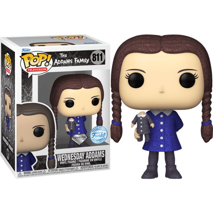 The Addams Family (1964) - Wednesday Diamond Glitter Pop! Vinyl Figure