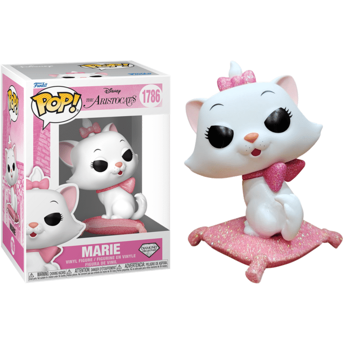 The Aristocats - Marie on Pillow Diamond Glitter Pop! Vinyl Figure
