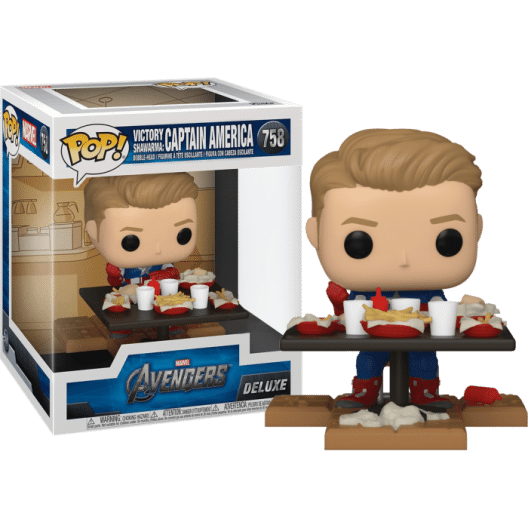 the-avengers-captain-america-victory-shawarma-diorama-deluxe-pop-vinyl The Avengers - Captain America Victory Shawarma Diorama Deluxe Pop! Vinyl Figure