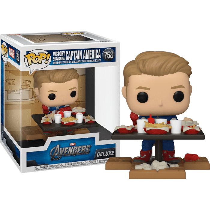 The Avengers - Captain America Victory Shawarma Diorama Deluxe Pop! Vinyl Figure
