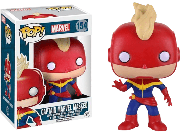 The Avengers - Captain Marvel Masked Pop! Vinyl Figure