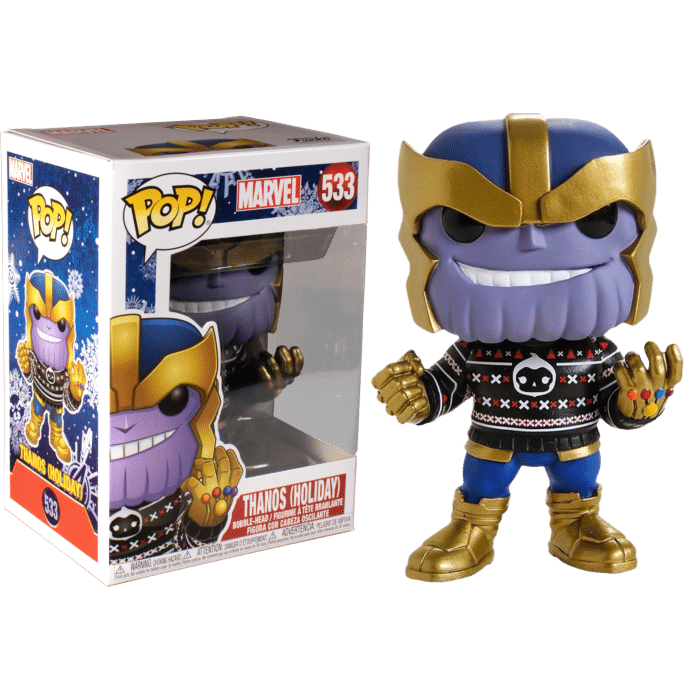 The Avengers - Thanos with Ugly Sweater Christmas Holiday Pop! Vinyl Figure
