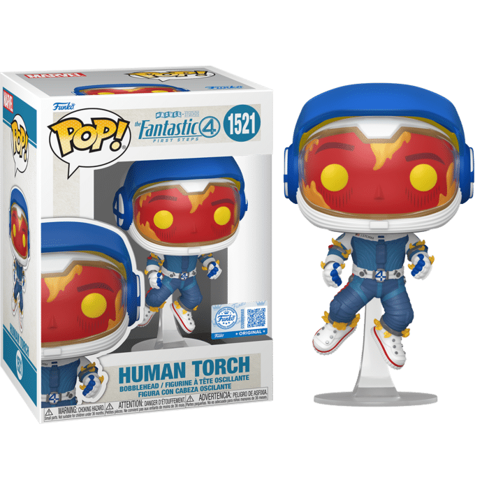 The Fantastic Four: First Steps (2025) - Human Torch in Space Suit Pop! Vinyl Figure