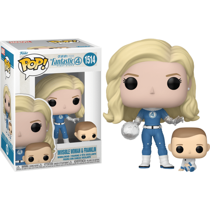 The Fantastic Four: First Steps (2025) - Invisible Woman & Franklin Pop! Vinyl Figure