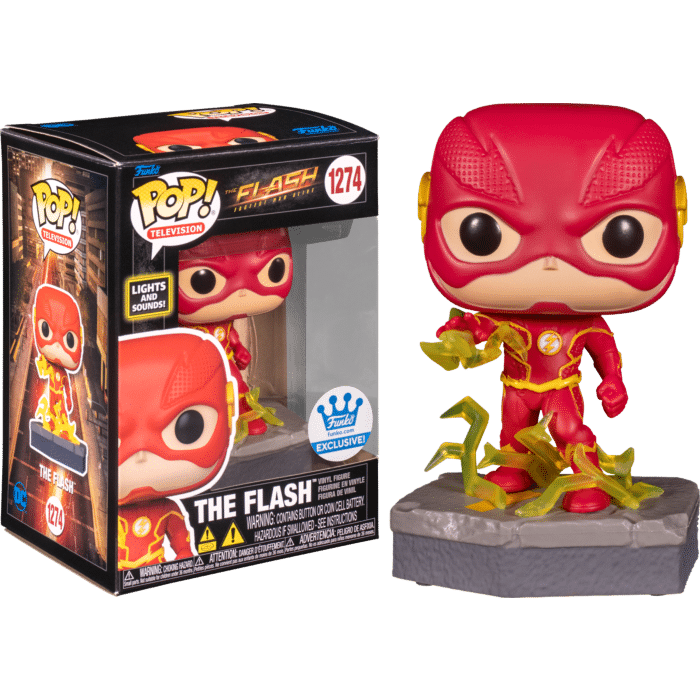 The Flash (2014) - The Flash Pop! Vinyl Figure with Lights & Sounds (Funko / Popcultcha Exclusive)