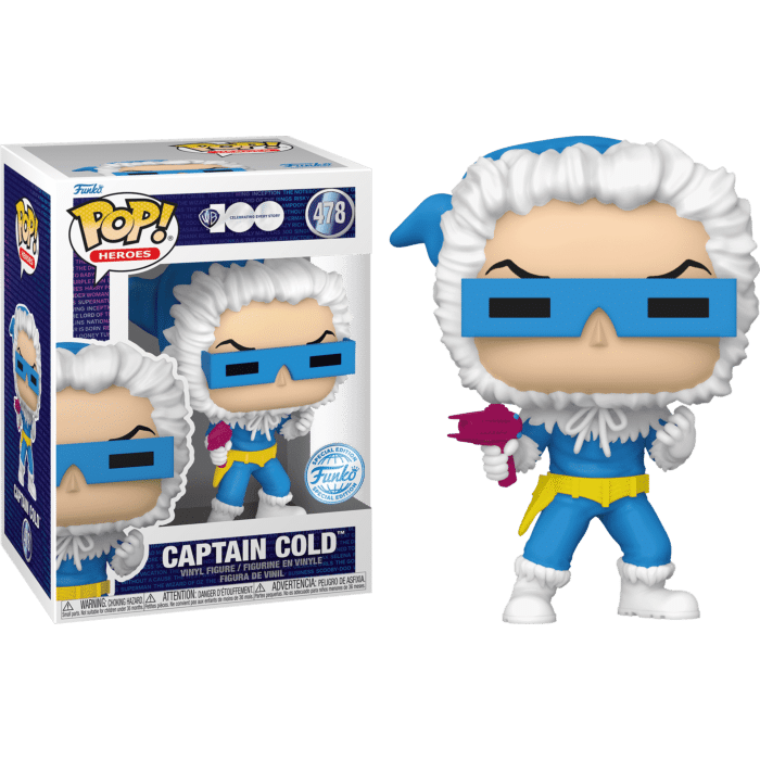 The Flash - Captain Cold Warner Bros 100th Anniversary Pop! Vinyl Figure (Popcultcha Exclusive)