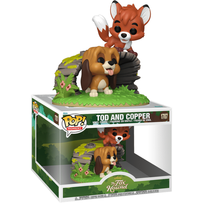 The Fox and the Hound - Tod & Copper Pop! Moment Vinyl Figure