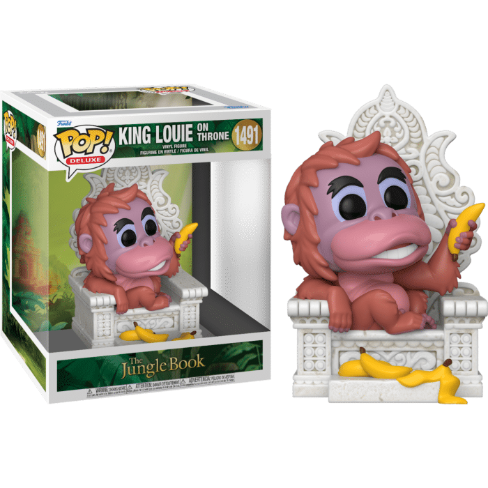 The Jungle Book (1967) - King Louie on Throne Pop! Deluxe Vinyl Figure
