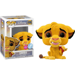 The Lion King (1994) - Simba Flocked Pop! Vinyl Figure (Popcultcha Exclusive)