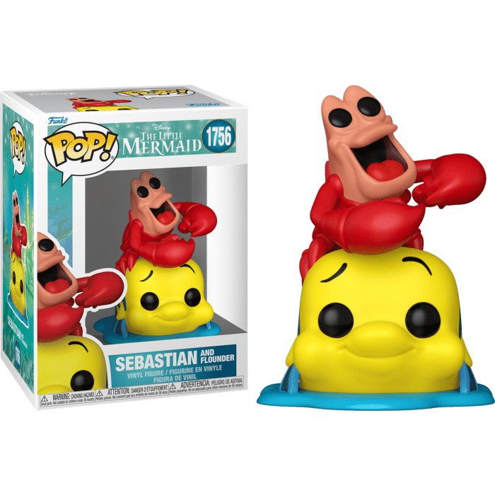 The Little Mermaid (1989) - Sebastian and Flounder Pop! Vinyl Figure