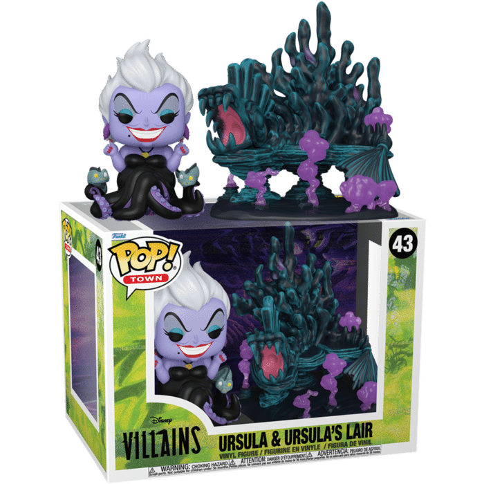 The Little Mermaid - Ursula & Ursula’s Lair Disney Villains Pop! Town Vinyl Figure