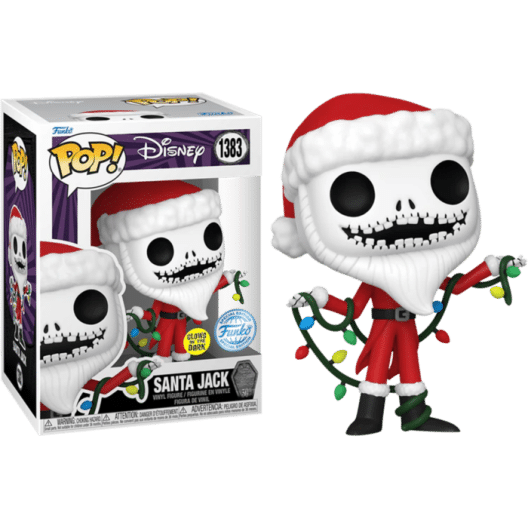the-nightmare-before-christmas-30th-anniversary-santa-jack-glow-in-the The Nightmare Before Christmas 30th Anniversary - Santa Jack Glow-in-the-Dark Pop! Vinyl Figure
